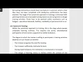 Systematic Approach to Training