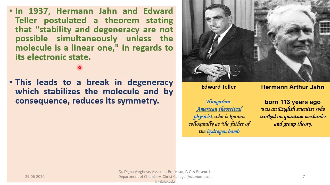 Jahn  Teller effect