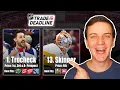 My Final Top 25 Trade Board