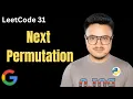 Next Permutation Leetcode 31 problem in Python