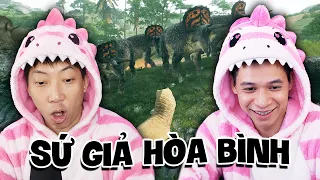 (The Isle #20) Bộ đôi T-Rex yêu hòa bình Độ Mixi, QNT gây dựng miền đất hứa giữa chốn hoang vu.