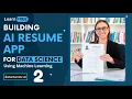 PART 2 Building AI Resume App