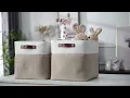 DECOMOMO 11 12 13 Cube Foldable Fabric Storage Bin - Storage Organizers