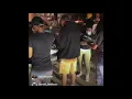 Devin Haney Jania Meshell Pass out Food to the community