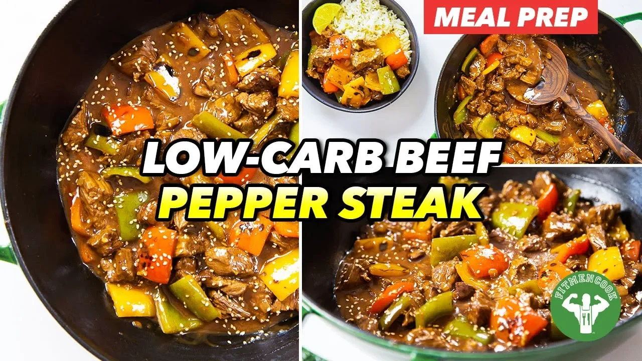 Meal Prep - Low-Carb Beef Pepper Steak