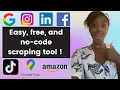 How To Scrape Any Website Without Code For Free No-Code Scraping Works with LinkedIn Amazon