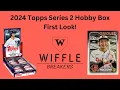 2024 Topps Series 2 Hobby Box First Look - Rookie Short Print Hunting