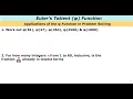 EULER S TOTIENT FUNCTION Applications in Problem Solving 12 Joshua Thomas M Soliman