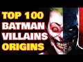 Download Lagu Top 100 (Every) Batman Villain Origins Explained - Mega Batman Villain List, Rogue Gallery Backstory