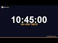 10 Hours 45 Minute Timer 645 Minute Countdown Timer with Alarm
