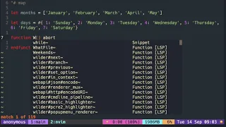 Vimscript Tutorial List Dict transform values with map