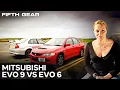 Mitsubishi Evo 9 FQ320 vs Evo 6 Fifth Gear