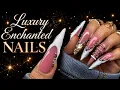 Luxury Enchanted Nails Lets Work on a Stiletto Acrylic Nail set