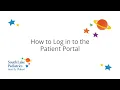 How to Log in to the Patient Portal