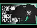 Left Chest Print Placement Made Easy - How To Place Left Chest Logos Prints