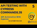 API Testing with Cypress commands js Cypress config js GET POST PUT DELETE
