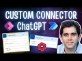 ChatGPT Custom Connector for Power Platform How to use Chat GPT API in Power Apps Automate