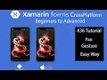 Xamarin Forms horizontal scrolling of an Image wider than the display Tutorial 36