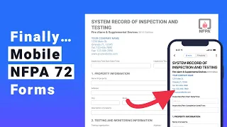 How To Fill Out The NFPA 72 Form On Your Mobile Device