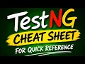 Handwritten TestNG Cheat Sheet for Quick Reference