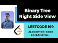 Binary Tree Right Side View BFS LeetCode Solution 199
