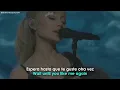Ariana Grande - we can’t be friends (wait for your love) // Lyrics + Español // Live on SNL