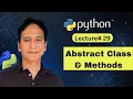 Python - Lecture 29