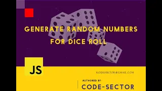Generate random numbers for dice roll