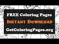 Cartoon coloring pages pdf