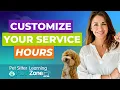 How to Use Service Availability Controls in Pet Sitter Plus Pet Sitting Software Tutorial