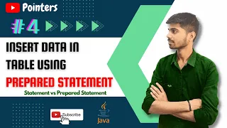 How to insert Data in Table using JDBC Statement vs Prepared Statement Database Pointers
