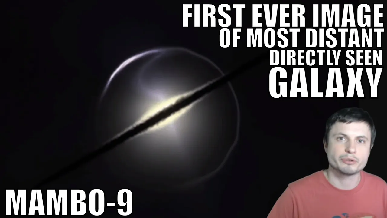 First Image of Most Distant Directly Observed Giant Galaxy - MAMBO 9