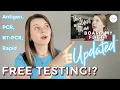 Covid Test for International Travel - UPDATED Free testing test when to take it