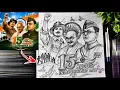Independence Day Drawing Bhagat Singh Netaji Gandhiji Drawing 15 th August Drawing