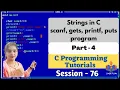 C-76-Strings in C Program on strings -4