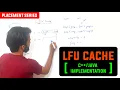 Implement LFU cache in C Java Leetcode Hard