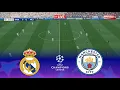 🔴Real Madrid vs Manchester City - UEFA Champions League 2025/26 UCL | Pes 21 Gameplay