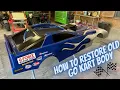 How To Restore An Old Fiberglass Go Kart Body