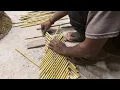 Download Lagu karigar working at late night for making the bamboo Mudda stool for an urgent order delivery