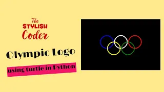 Olympic logo using turtle Python The Stylish Coder