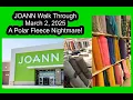 JOANN Fabrics Walk Through March 2 2025 Clearwater Florida