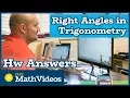 HW Answers - Right Triangles in Trigonometry