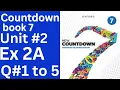 Oxford Countdown Book 7 - Ex 2A Q to 5 step by Step Solution ytacademy198