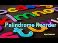 PALINDROME REORDER CSES PROBLEMSET SOLUTION PROBLEM 12
