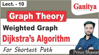 Weighted Graph Dijkstra s Algorithm for Shortest Path Graph Theory Ganitya