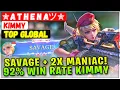 Download Lagu SAVAGE + 2X MANIAC! 92% winstpercentage Kimmy [Top Global Kimmy] ✮A T H E N Aツ✮ - Mobile Legends ...