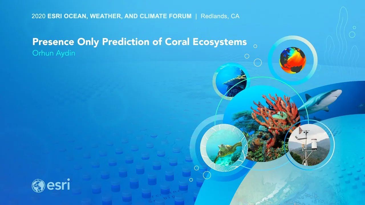 Presence Only Prediction of Coral Reef Ecosystems