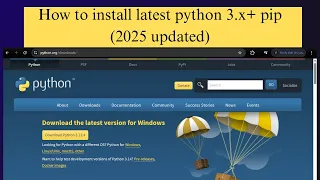 How to Install Python PIP Latest Version - Step-by-Step Guide 2025