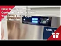 How to Start a Wash Cycle on a Hobart AMTL Two Level Door-Type Dish Machine