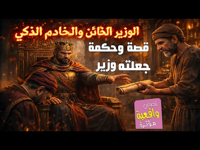 ⁣قصة الوزير الخائن والخادم الذكي !!! قصة وحكمة جعلت الخادم يصبح وزير